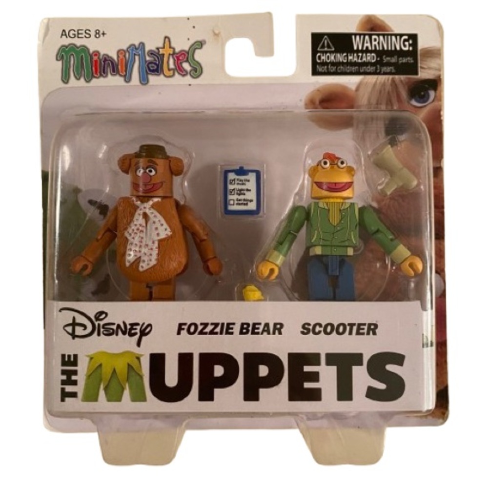 Disney Minimates Muppets Fozzie Bear & Scooter Figures New in SEALED Packaging